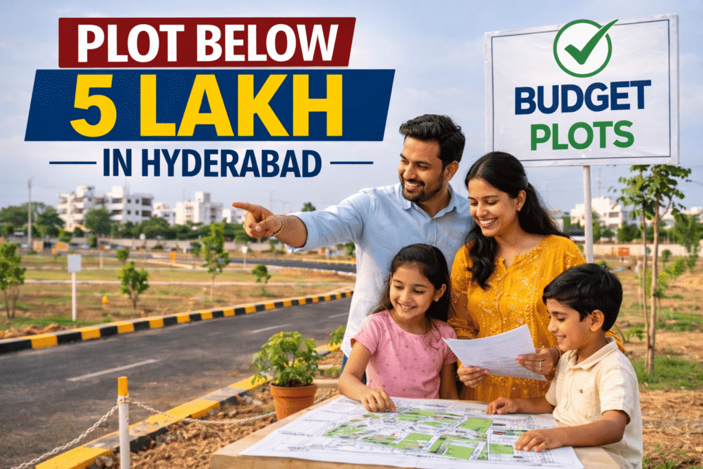 Open Plot for Sale in Hyderabad Below 5 Lakhs