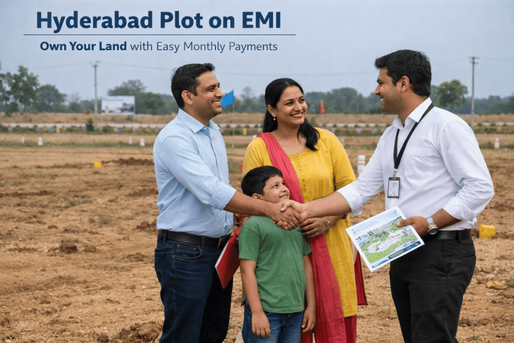 plots for sale in hyderabad on emi basis